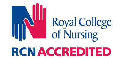 Logo of the Royal College of Nursing.